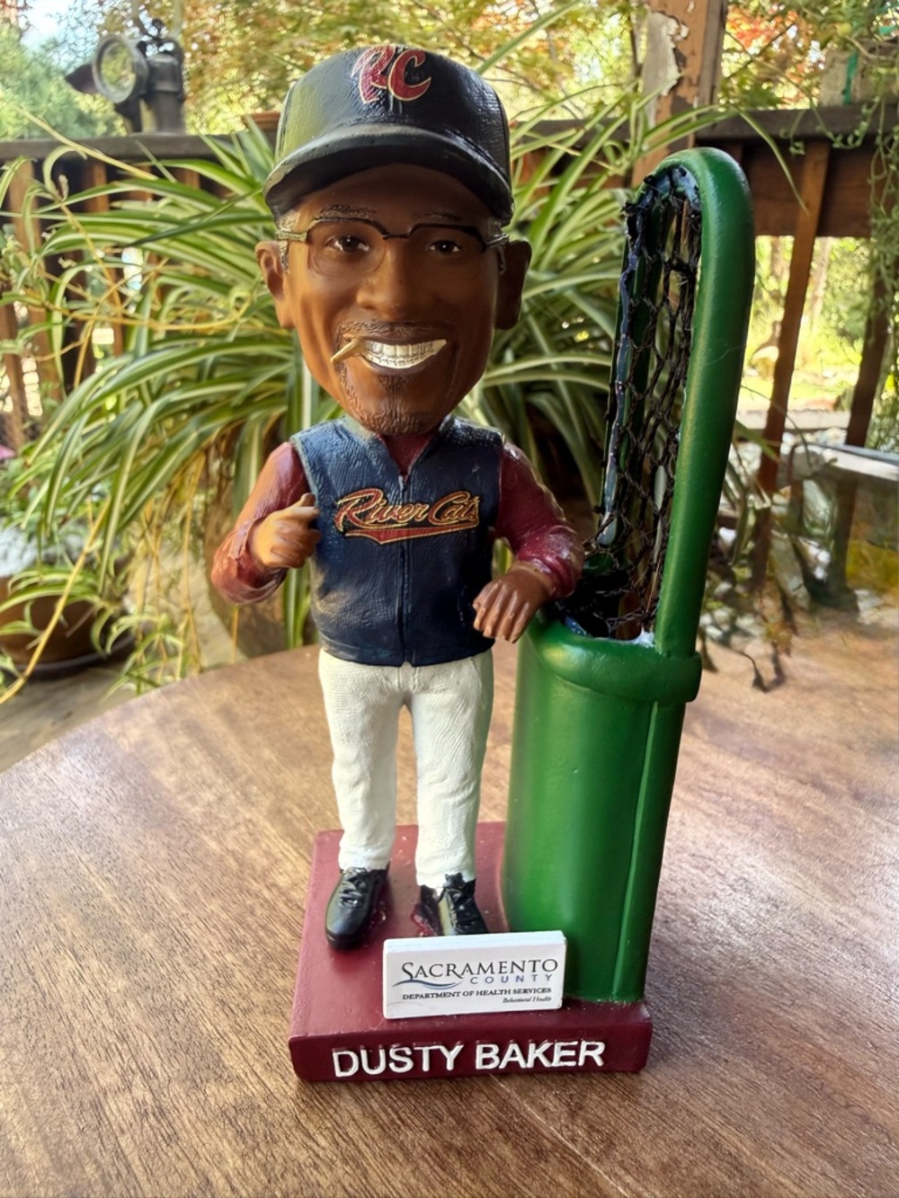 Dusty Baker Baseball Bobblehead Figurine - Multicolor